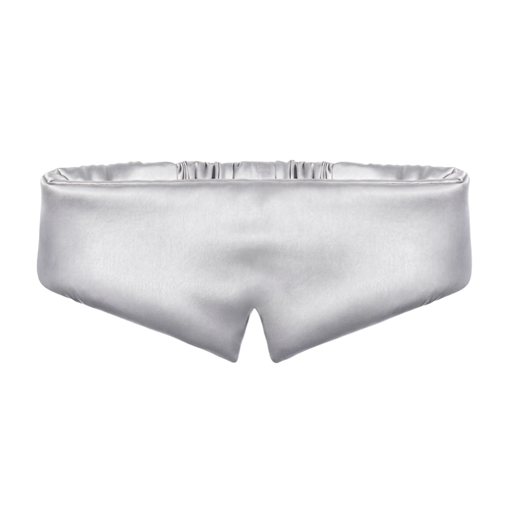 MON MOU Pure Silk³ Mask Pearl Gray - Шовкова маска для сну та відпочинку